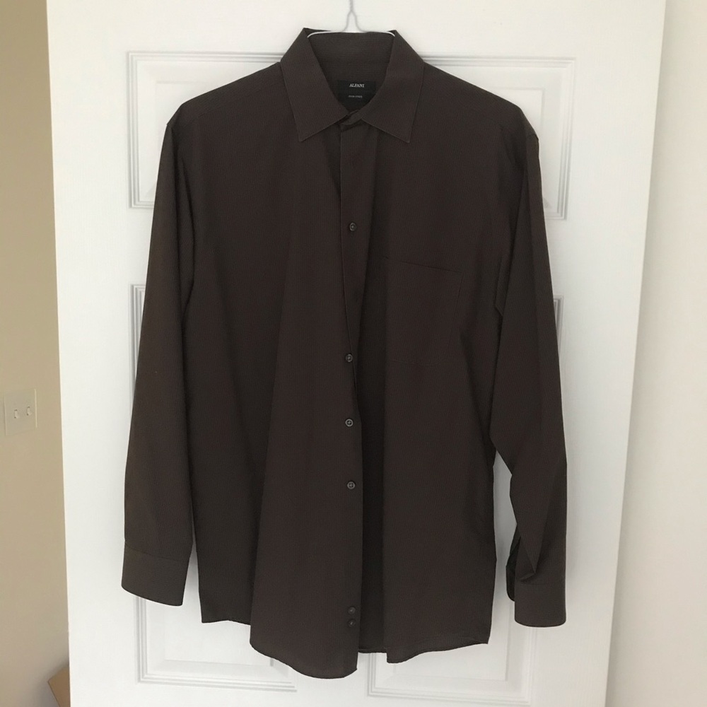 Casual Brown Button Down.